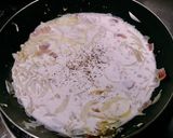 【本格！】えのきで簡単クリームパスタ！作り方4写真