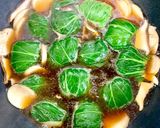 青梗菜の肉団子とエリンギの煮込作り方9写真