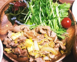 豚こまと白菜と卵のオイスターソース炒め作り方6写真
