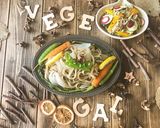 白味噌と青のりのフラックスオイルサラダ作り方4写真