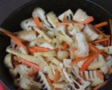 筍と人参と油揚げ★パパっと炒め煮★作り方3写真
