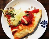 水菜とトマトのシンプルピザ★☆作り方6写真