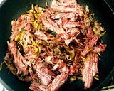 牛肉と干し椎茸の時雨煮╰(*´︶`*)╯作り方3写真