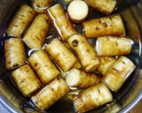 香ばしいごぼうの照り焼き揚げ作り方1写真