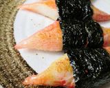 カニかまの海苔巻バター焼き作り方5写真