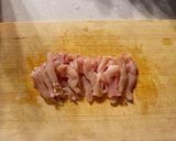 鶏むね肉でヘルシー青椒肉絲作り方3写真
