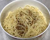 主人が旨いと♡スモークサーモン冷パスタ作り方2写真