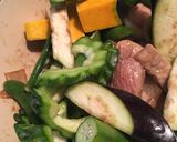 ごろごろ夏野菜のカレーピラフ作り方3写真