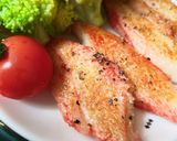 カニかまの海苔巻バター焼き作り方7写真