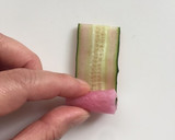 お弁当の彩り！渦巻きゆかり大根作り方3写真