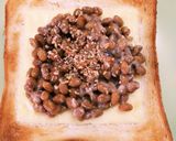 順番逆じゃない？！納豆チーズトースト✴️作り方2写真