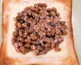 順番逆じゃない？！納豆チーズトースト✴️作り方2写真