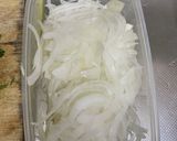 大葉、新玉ねぎ、海老のサラダ作り方1写真