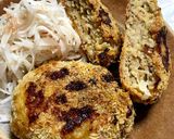 我が家のオーブンで焼くメンチカツ作り方6写真