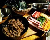 韓国ごはん✱キンパ(韓国のり巻き)作り方1写真