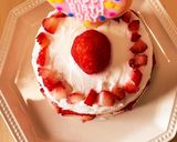 簡単♪食パンで１歳のバースデーケーキ作り方8写真