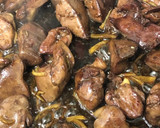 鶏レバーの甘辛しょうが煮 簡単作り方6写真