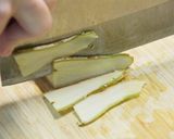薄切り豚肉のにんにくソースかけ作り方1写真