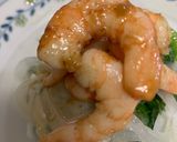 大葉、新玉ねぎ、海老のサラダ作り方4写真