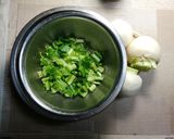 へしこと季節の野菜パスタ作り方2写真