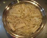わらびの卵とじ作り方1写真
