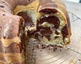 ふわふわチョコマーブルケーキ作り方6写真
