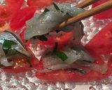 小学生でも出来る❗️サヨリのカルパッチョ作り方3写真