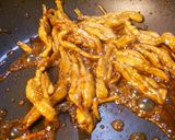 せせりの甘辛にんにく。作り方4写真