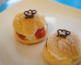 美味クリームで＊いちごのプチシュー作り方14写真