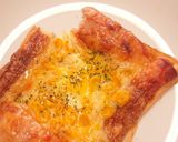 NO.1目玉焼きトースト♡フライパン不要作り方4写真