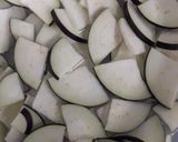 みょうがたけとなすの和え物作り方1写真