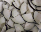 みょうがたけとなすの和え物作り方1写真