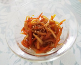 簡単♪大根の皮で！きんぴら作り方4写真