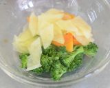 【離乳食完了期】りんごと人参の温サラダ作り方2写真