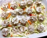 シュウマイと野菜たっぷり、レンチン蒸し作り方1写真