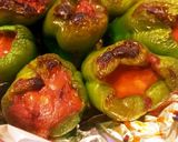 丸ごとピーマンのチーズカレー詰め♪作り方4写真