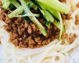 簡単5分で♡ジャージャー麺風そうめん作り方4写真