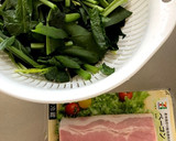 ベーコンとほうれん草のぽんバター炒め作り方3写真
