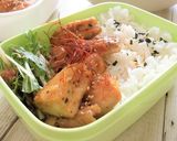 鶏ももとがんもの生姜照り焼き作り方10写真