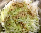 【簡単】青のり香る、山芋キャベツ作り方3写真
