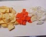☆あっさりスープベースの塩肉じゃか☆作り方1写真