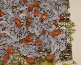 黒すり胡麻の納豆巻き巻き寿司作り方7写真