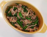 スナップエンドウとツナのふわふわ豆腐焼き作り方3写真
