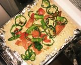 食s' 鶏ピザ作り方2写真