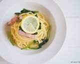 厚切りベーコンとほうれん草パスタ作り方6写真