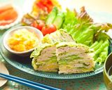 豚肉と白菜のミルフィーユ⁂おろしソースで作り方7写真