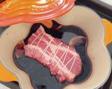 豚肉とプルーンの赤ワイン煮ルッコラ添え作り方5写真