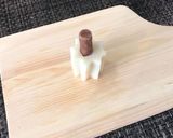 簡単！美味！ちくわぶピンチョス☆サラミ作り方2写真