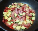 ドライトマトとズッキーニのパスタ作り方6写真