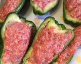 我が家のピーマンの肉詰め作り方5写真